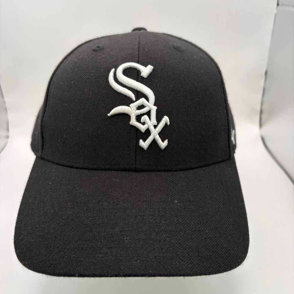 47 Brand Chicago White Sox Black Baseball Cap OSFA MLB